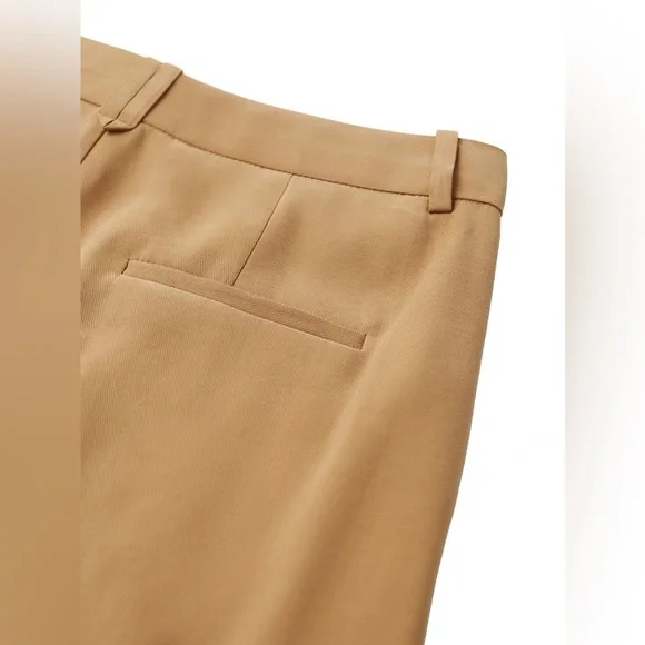 Mango Wide Leg Pleated Trousers - Picture 7 of 11